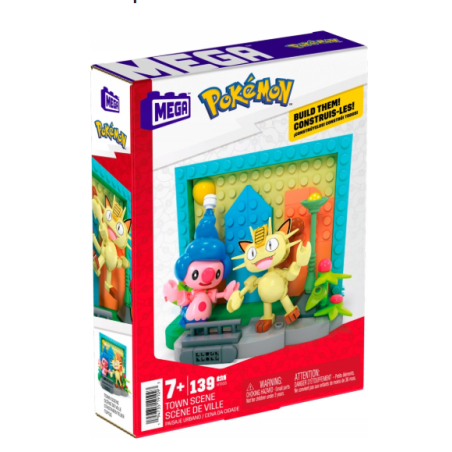 Jeu de construction de Miaouss et mime Jr - Pokémon