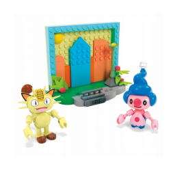 Jeu de construction de Miaouss et mime Jr - Pokémon