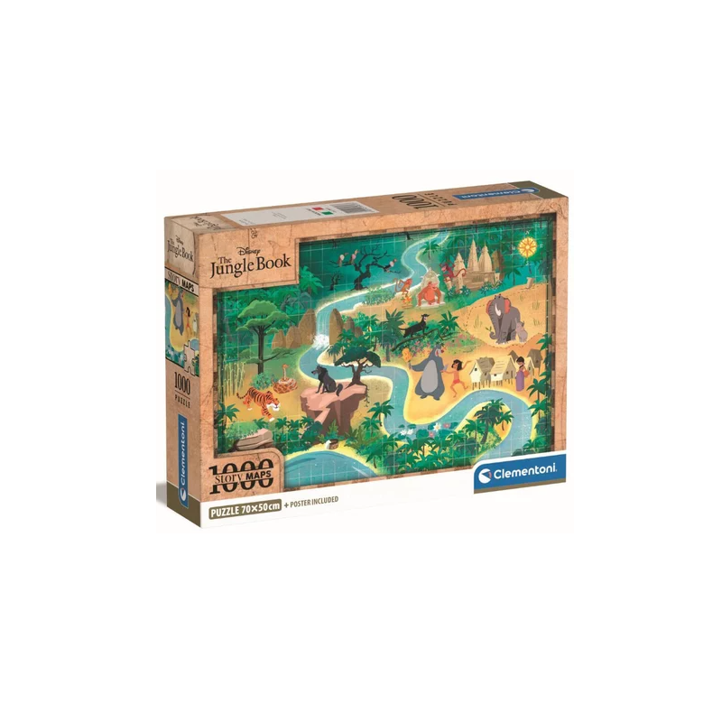 Puzzle de 1000 pièces - le livre de la Jungle - Disney