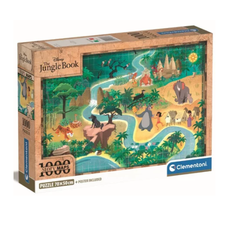 Puzzle de 1000 pièces - le livre de la Jungle - Disney
