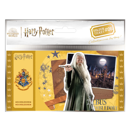 Ticket d'or d'Albus Dumbledore - Harry Potter