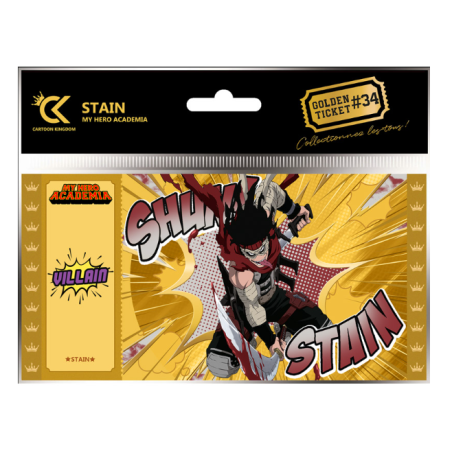 Ticket d'or Stain - My Hero Academia