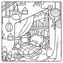 COLORIAGE Cozy colo - Mon coin cozy