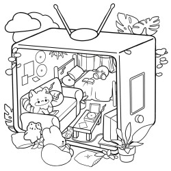 COLORIAGE Cozy colo - Mon coin cozy