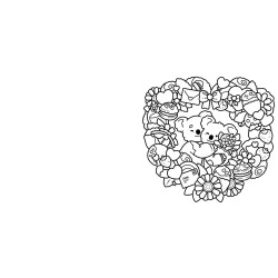 Coloriage Cozy colo - Bulle d'amour
