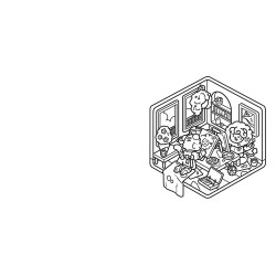 Coloriage Cozy colo - Bulle d'amour