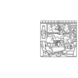 Coloriage Cozy colo - Bulle d'amour