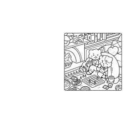 Coloriage Cozy colo - Bulle d'amour