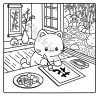Coloriage Cozy colo - Japon kawaï