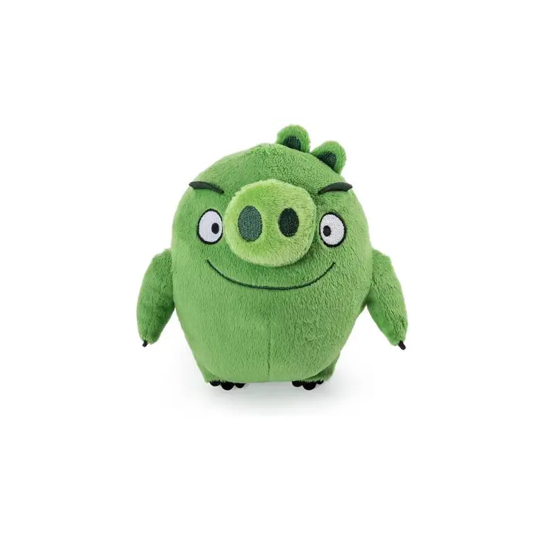 PELUCHE ANGRY BIRD COCHON VERT 25 cm