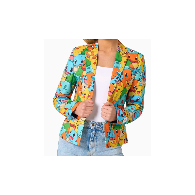 PRECOMMANDE VESTE POKEMON ADULTE COUPE FEMME