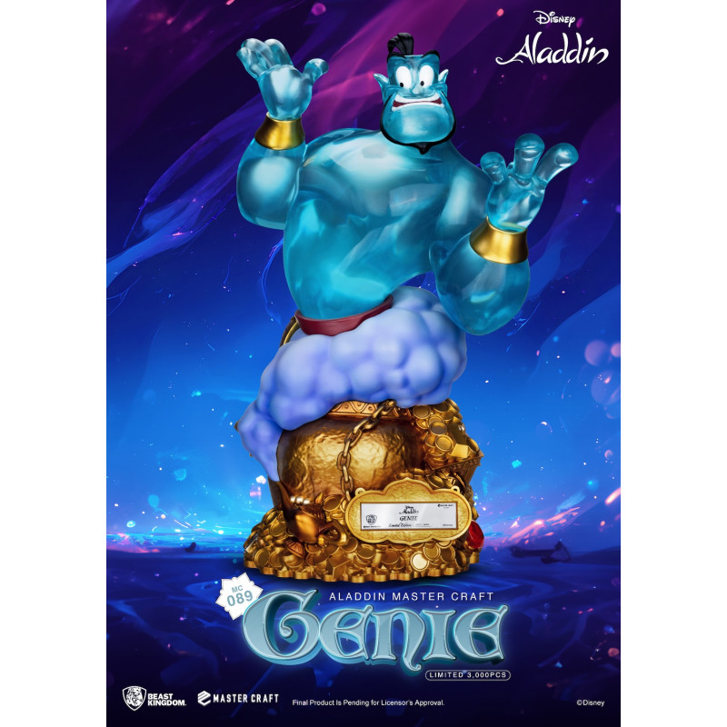 FIGURINE DISNEY ALADDIN - Genie - Statuette Master Craft 42cm