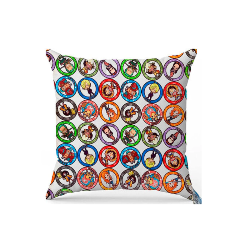 One Piece - Coussin décoratif avec rembourrage 33 x 33 cm