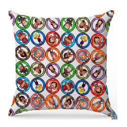 One Piece - Coussin décoratif avec rembourrage 33 x 33 cm