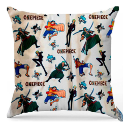 One Piece - Coussin décoratif avec rembourrage, 33 x 33 cm