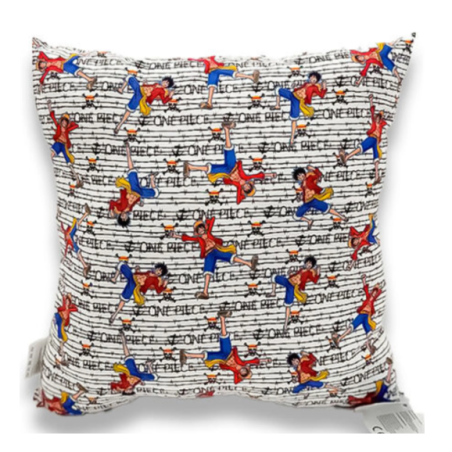 One Piece - Coussin décoratif avec rembourrage, 33 x 33 cm