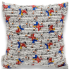 One Piece - Coussin décoratif avec rembourrage, 33 x 33 cm
