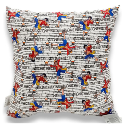 One Piece - Coussin décoratif avec rembourrage, 33 x 33 cm
