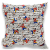 One Piece - Coussin décoratif avec rembourrage, 33 x 33 cm