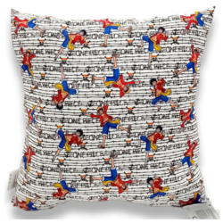 One Piece - Coussin décoratif avec rembourrage, 33 x 33 cm