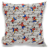 One Piece - Coussin décoratif avec rembourrage, 33 x 33 cm