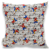 One Piece - Coussin décoratif avec rembourrage, 33 x 33 cm
