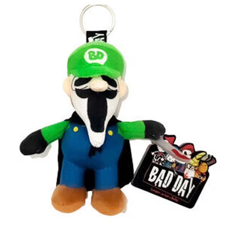 Mario - Porte-clés Peluche  LUIGI Greenscream 14 cm