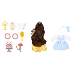 Poupée Belle, princesse Disney, avec accessoires, 15 cm