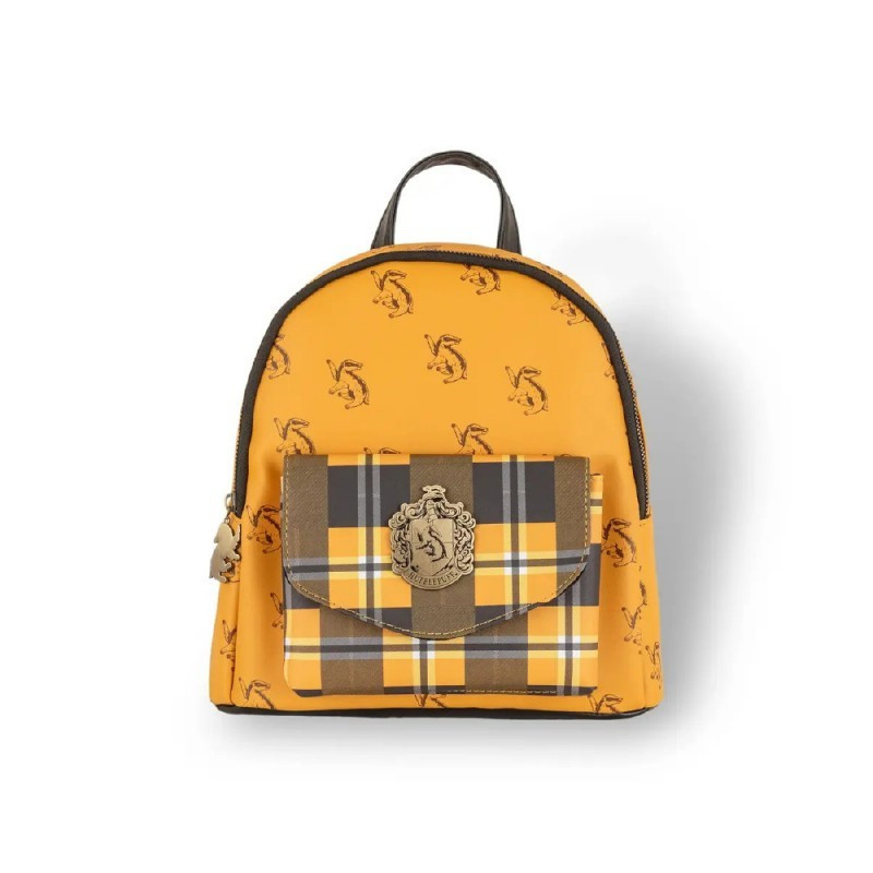 PETIT SAC À DOS PLAID POUFSOUFFLE - Harry Potter
