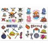 ONE PIECE - Pack d'autocollants