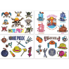 ONE PIECE - Pack d'autocollants