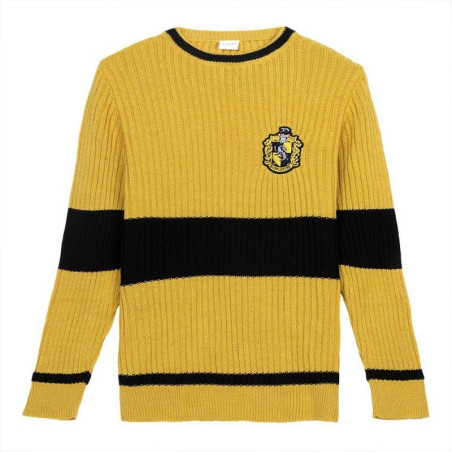 PULL TRICOT HARRY POTTER MAISON POUFSOUFFLE TAILLE XL