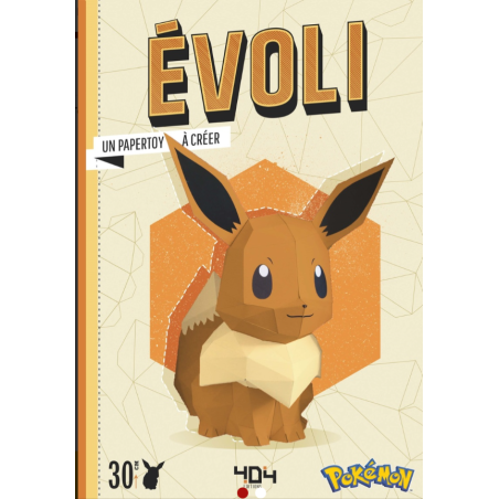 Pokémon - Evoli - Papertoy à créer
