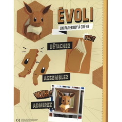 Pokémon - Evoli - Papertoy à créer