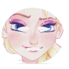 Masque en tissu pour le visage Elsa - Reine des neiges - Disney