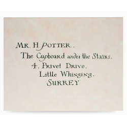 Palette de fards à paupières Enveloppe lettre à Poudlard - Harry Potter