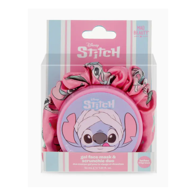 Masque gel visage + chouchou Stitch - Disney