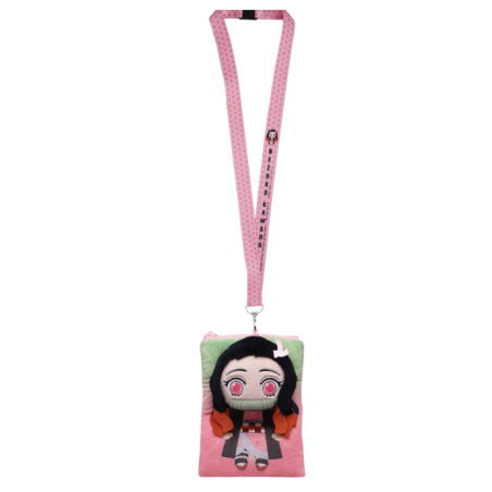 DEMON SLAYER - Nezuko Deluxe - Lanyard avec pochette porte-cartes