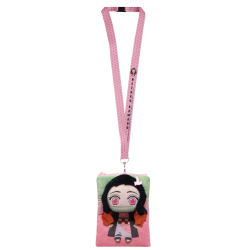 DEMON SLAYER - Nezuko Deluxe - Lanyard avec pochette porte-cartes