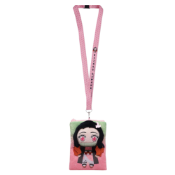 DEMON SLAYER - Nezuko Deluxe - Lanyard avec pochette porte-cartes