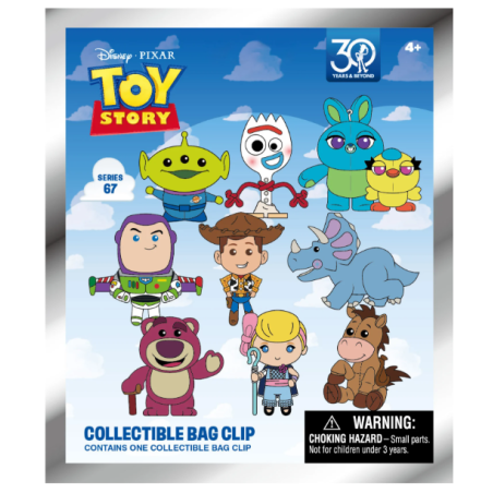 BLIND BAG Bag Clip 3D Foam  TOY STORY - Series 67 - DISNEY