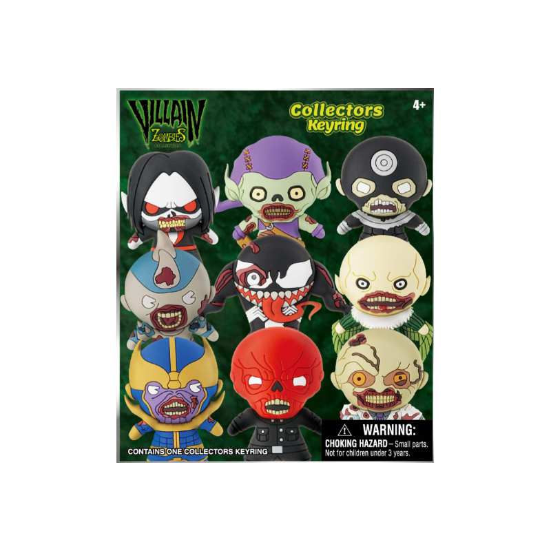 BLIND BAG 3D Foam Bag Clip ZOMBIES MARVEL - Series 1