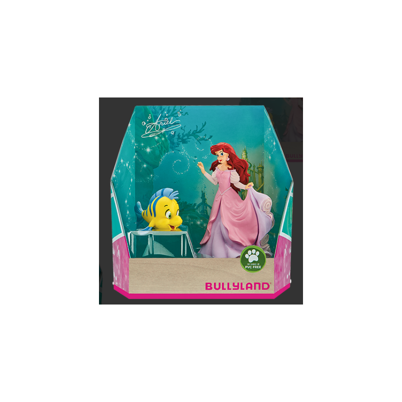 Disney - La Petite Sirène -Coffret princesse Ariel et Polochon. 6-8 cm