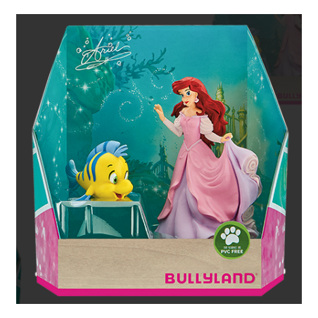 Disney - La Petite Sirène -Coffret princesse Ariel et Polochon. 6-8 cm
