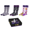 Disney - Les Vilains - Set de 3 paires de chaussettes T.36-41