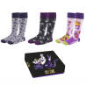 Disney - Les Vilains - Set de 3 paires de chaussettes T.36-41