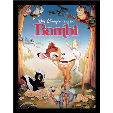 DISNEY - Bambi - Impression encadrée 30x40cm