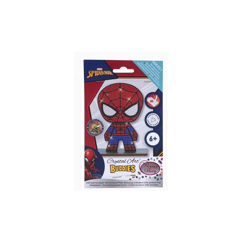 SPIDER-MAN - CRYSTAL ART KIT FIGURINE A DIAMANTER - MARVEL