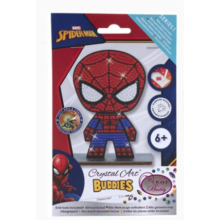 SPIDER-MAN - CRYSTAL ART KIT FIGURINE A DIAMANTER - MARVEL