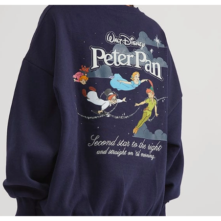 PRECOMMANDE SWEAT COL ROND DISNEY PETER PAN